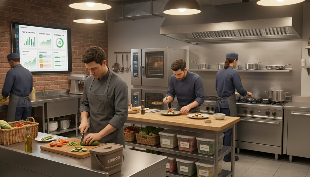 AI-powered smart kitchen operations system